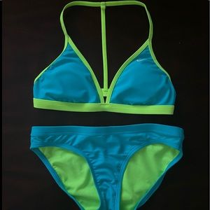 Nike sporty two piece swimsuit